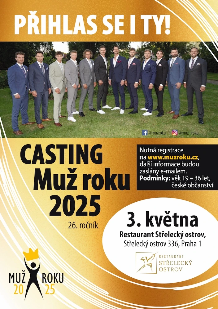 Casting Muž roku 2025